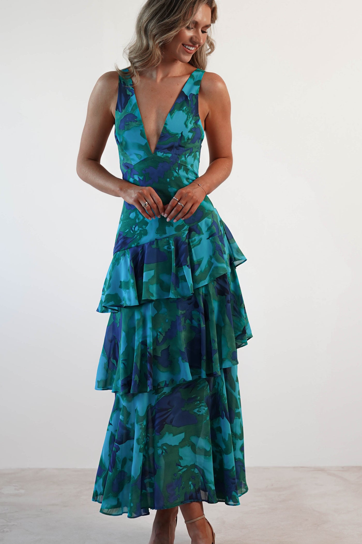 Faye - Bloom Midi Jurk