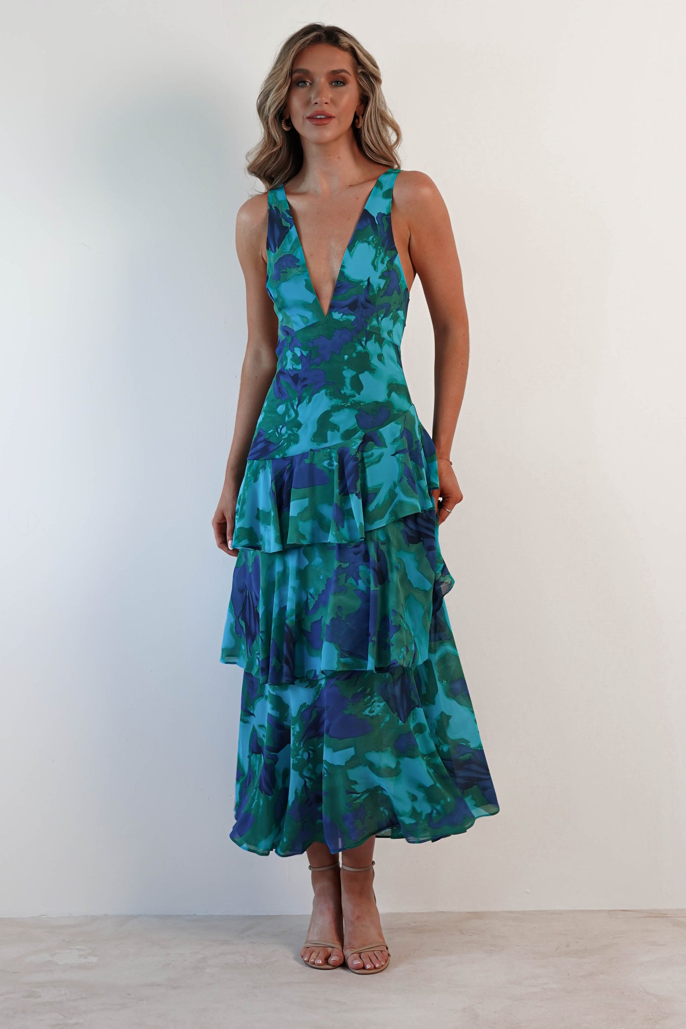 Faye - Bloom Midi Jurk
