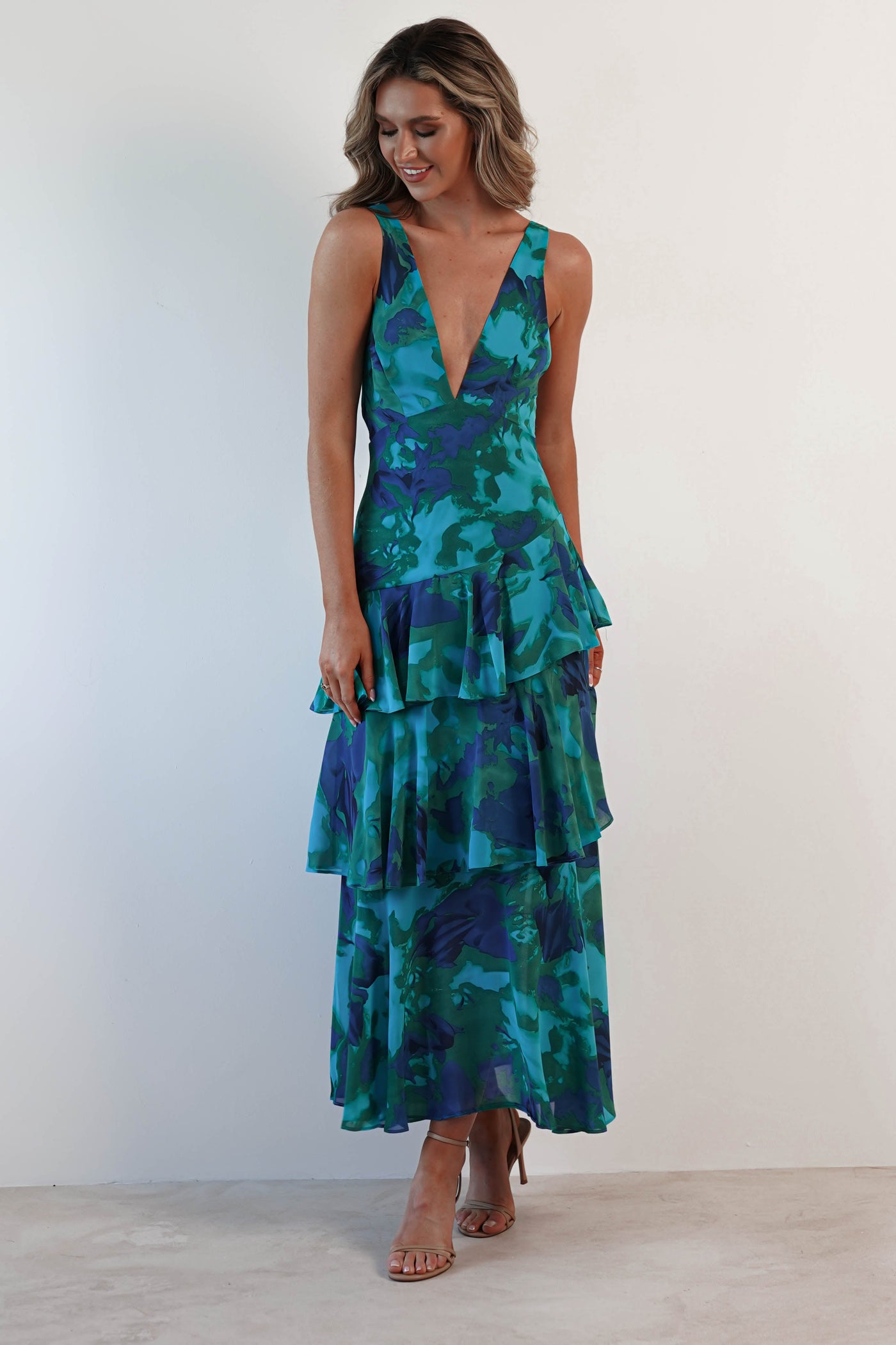 Faye - Bloom Midi Jurk