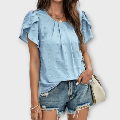 Charlotte – De perfecte polka-dot blouse