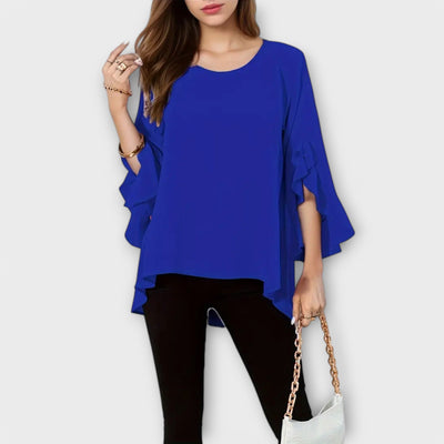 Aria – De perfecte lenteblouse met ronde hals