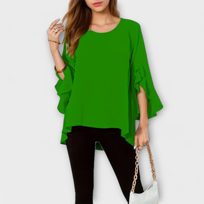 Aria – De perfecte lenteblouse met ronde hals