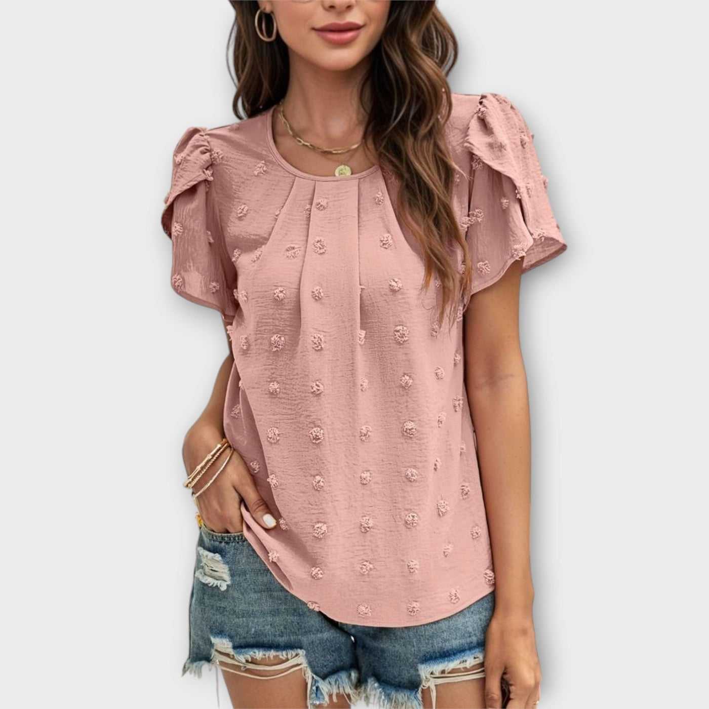 Charlotte – De perfecte polka-dot blouse
