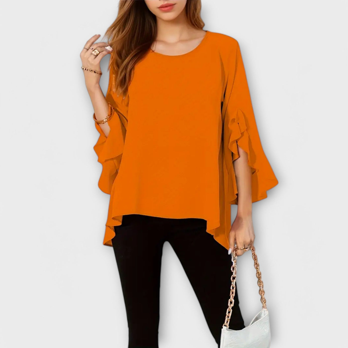 Aria – De perfecte lenteblouse met ronde hals