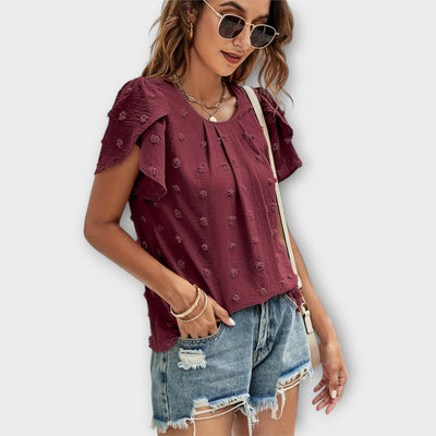Charlotte – De perfecte polka-dot blouse