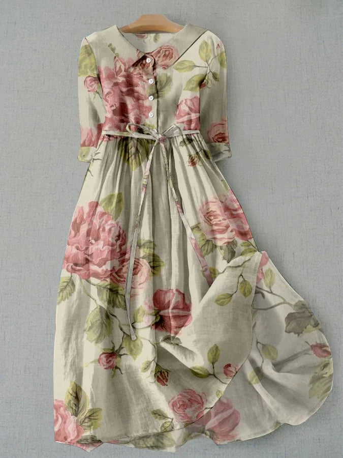 Dalia - Bloem midi jurk