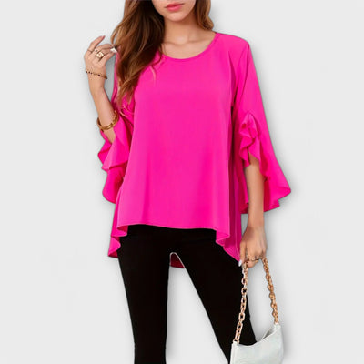 Aria – De perfecte lenteblouse met ronde hals