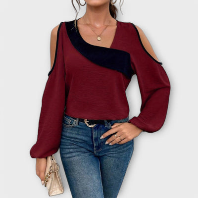 Scarlett – blouse met vierkante halslijn