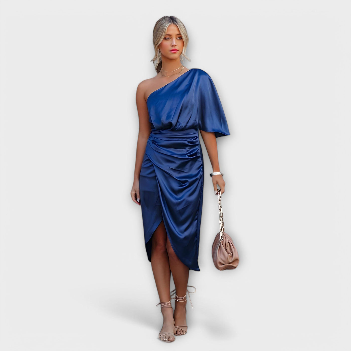 Élise – Luxe zijden avondjurk