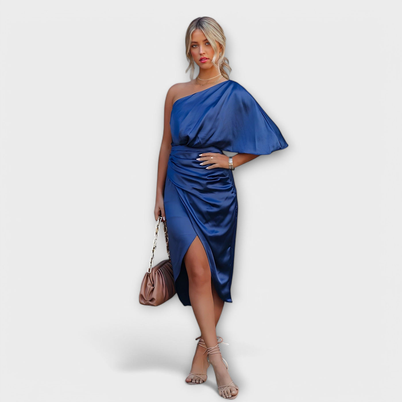 Élise – Luxe zijden avondjurk